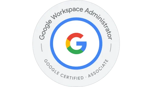 Google Workspace Administrator certification badge