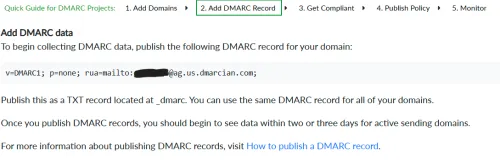dmarcian add DMARC record